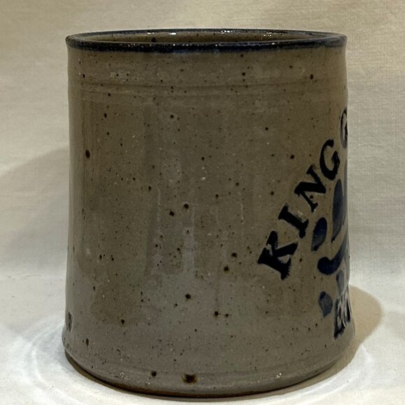 Westerwald Pottery Mug 1994 Salt Glazed King George VA Est 1720 Signed Dated - Picture 2 of 7